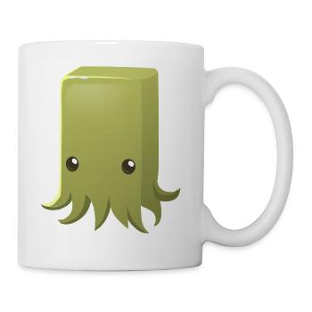 Tüte als Monster - Tasse - Weiß - Rechts