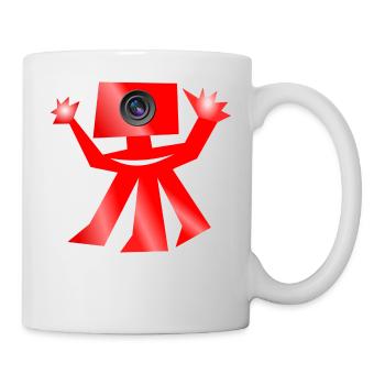 Blitzer Monster Laser Radar - Tasse - Weiß - Rechts