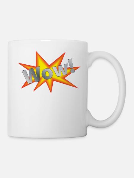 WOW Effekt FX - Geschenkidee - Tasse - Weiß