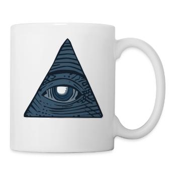 all seeing eye - Tasse - Weiß - Rechts