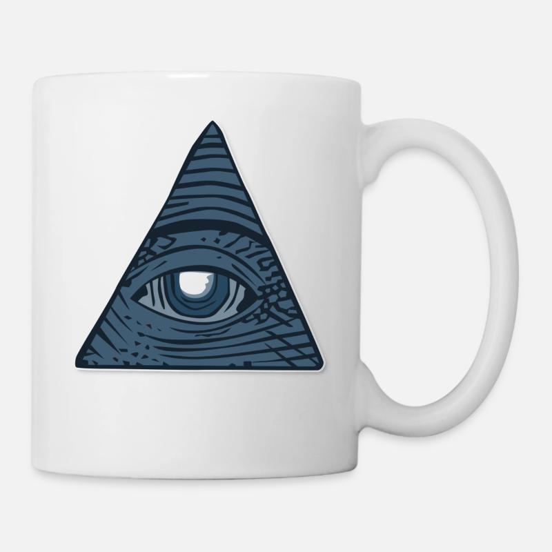 all seeing eye - Tasse - Weiß