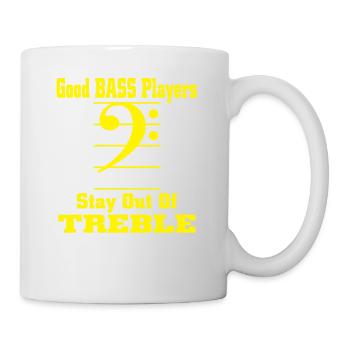 bass player - Mug - white - Right