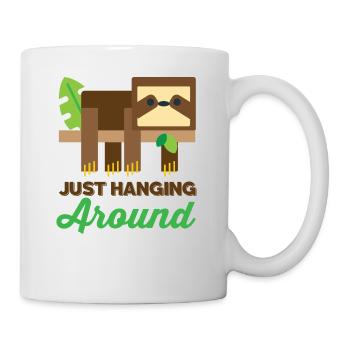 chat doux - Mug blanc - blanc - Droite