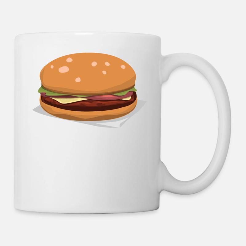 Leckerer Hamburger - Tasse - Weiß