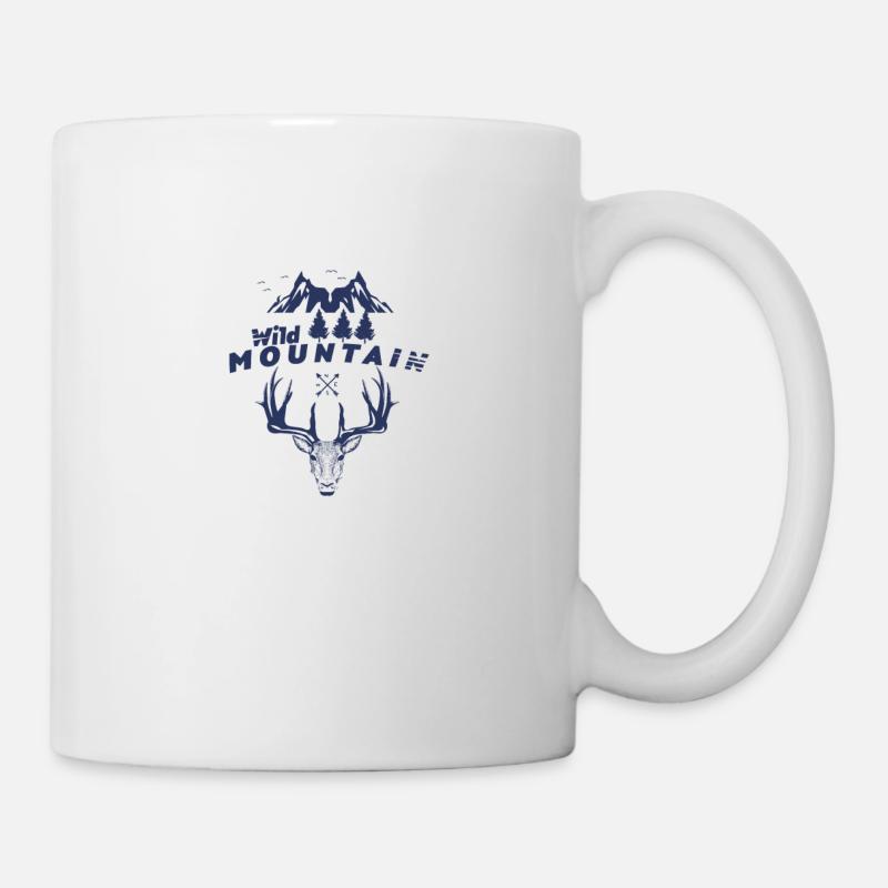 wild mountain - Tasse - Weiß