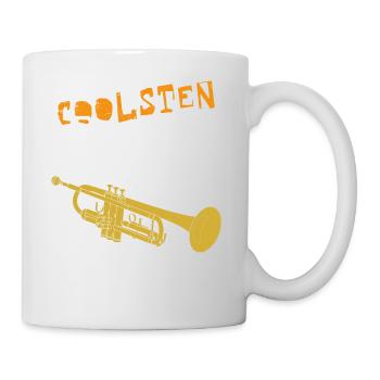 Die coolsten Papa spielen Trompete - Tasse - Weiß - Rechts
