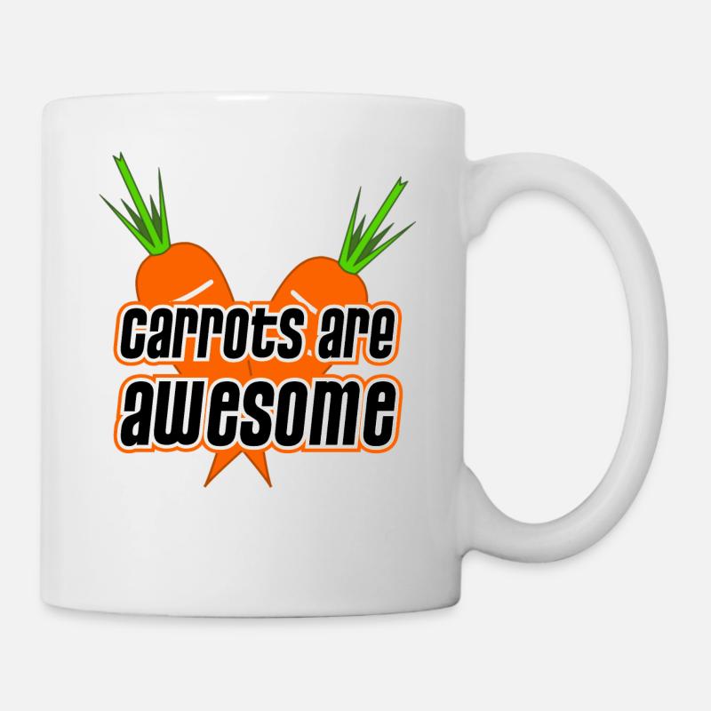 Les carottes sont impressionnants - carotte végétarienne - Mug blanc - blanc