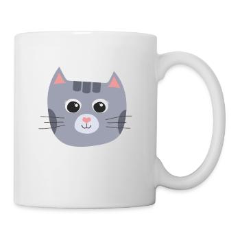 Kätzchen - Tasse - Weiß - Rechts
