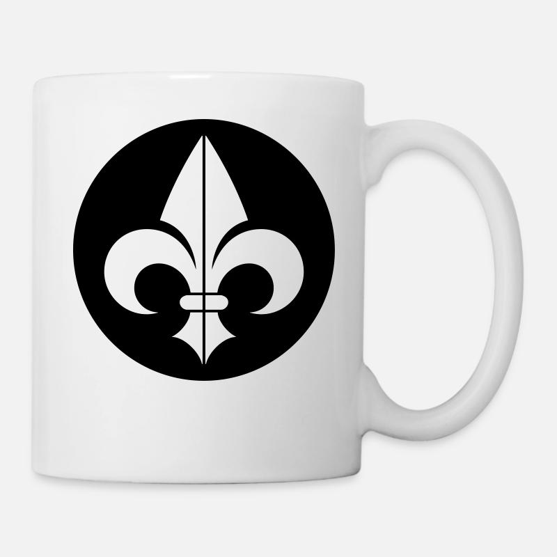 Fleur de Lys - Mug blanc - blanc