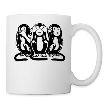 The 3 monkeys - Mug - white - Right