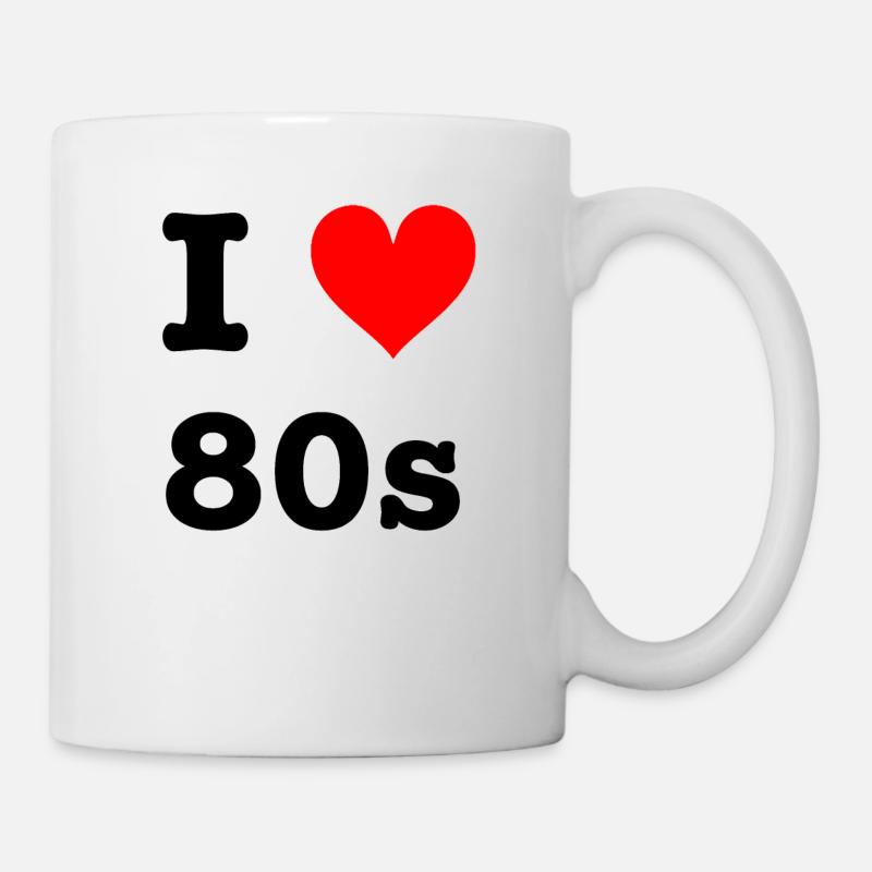 I love 80s - Mug - white
