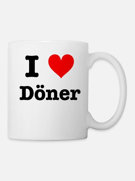 I love Döner - Tasse - Weiß
