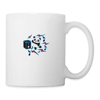 panda danse - Mug blanc - blanc - Droite