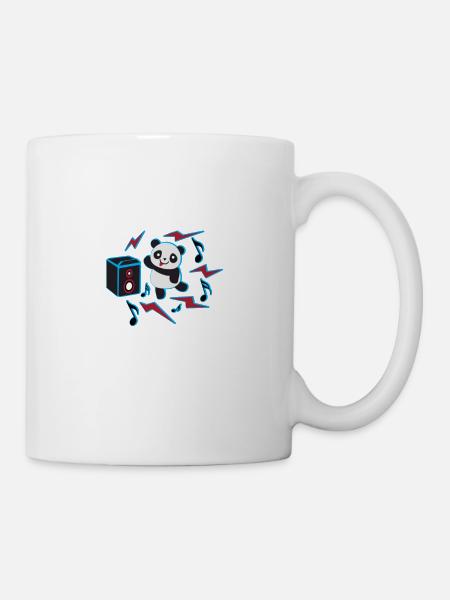 panda danse - Mug blanc - blanc