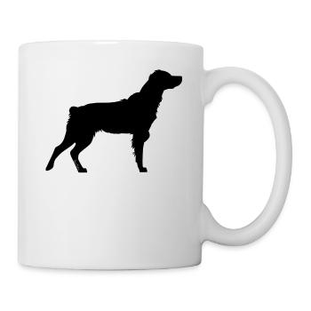 Regenbogen schwarz Spaniel Breton - Tasse - Weiß - Rechts