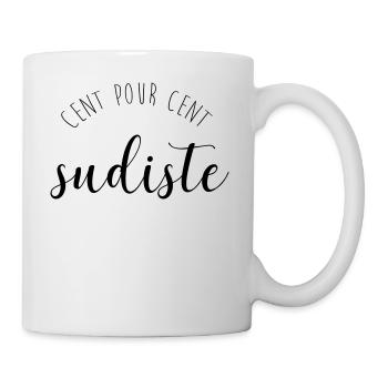 CENT POUR CENT SUDISTE - Mug blanc - blanc - Droite