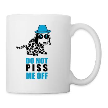 Piss mich weg MIT - Tasse - Weiß - Rechts