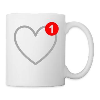 The love - message - SMS - in love - Mug - white - Right