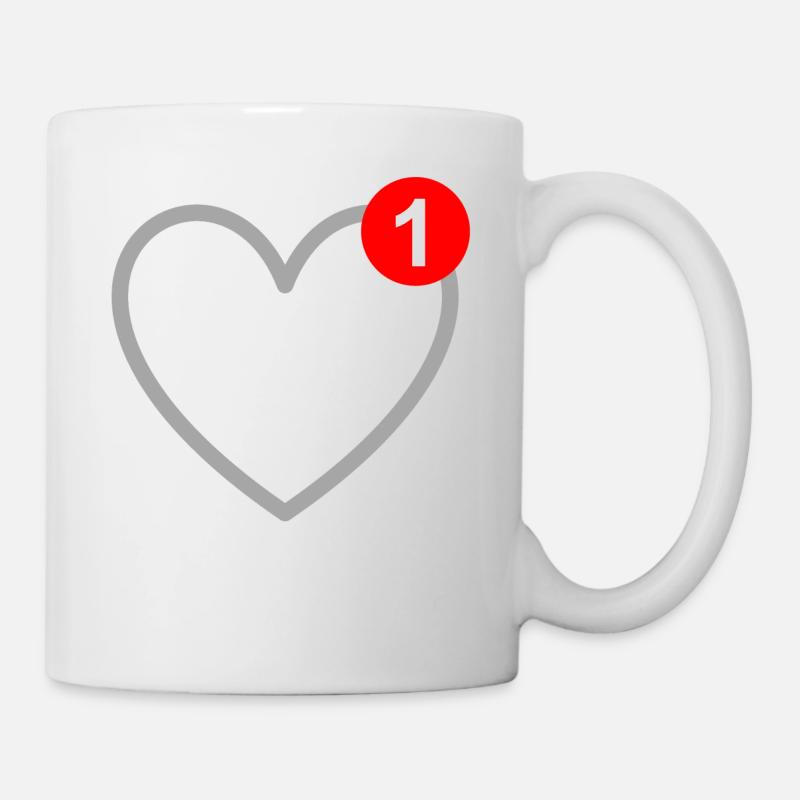 Amour - Message - SMS - Love - Mug blanc - blanc