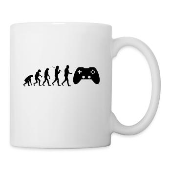 Gaming Evolution Entwicklung des Gaming Geschenk - Tasse - Weiß - Rechts