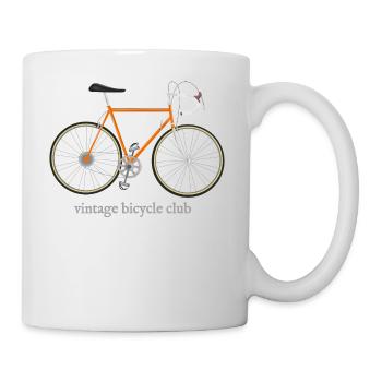 Vintage Bicycle Club - Mug blanc - blanc - Droite