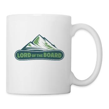 Snowboard hobby gift snowboarder pente de montagne - Mug blanc - blanc - Droite