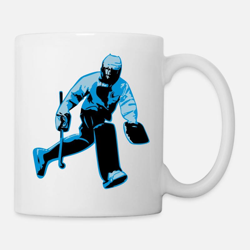 Feldhockey-Torwart - Tasse - Weiß