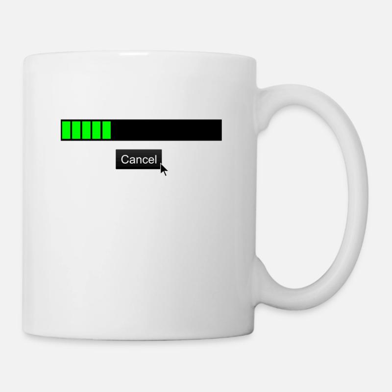 S'IL VOUS PLAÎT ATTENDRE DANS LA PENSÉE Idée Cadeau Design Thème - Mug blanc - blanc