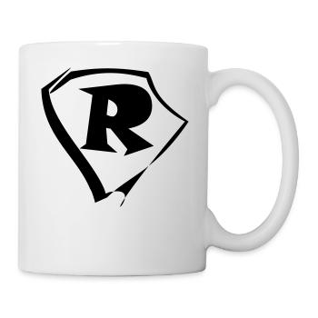 Emblem letter R logo - Mug - white - Right