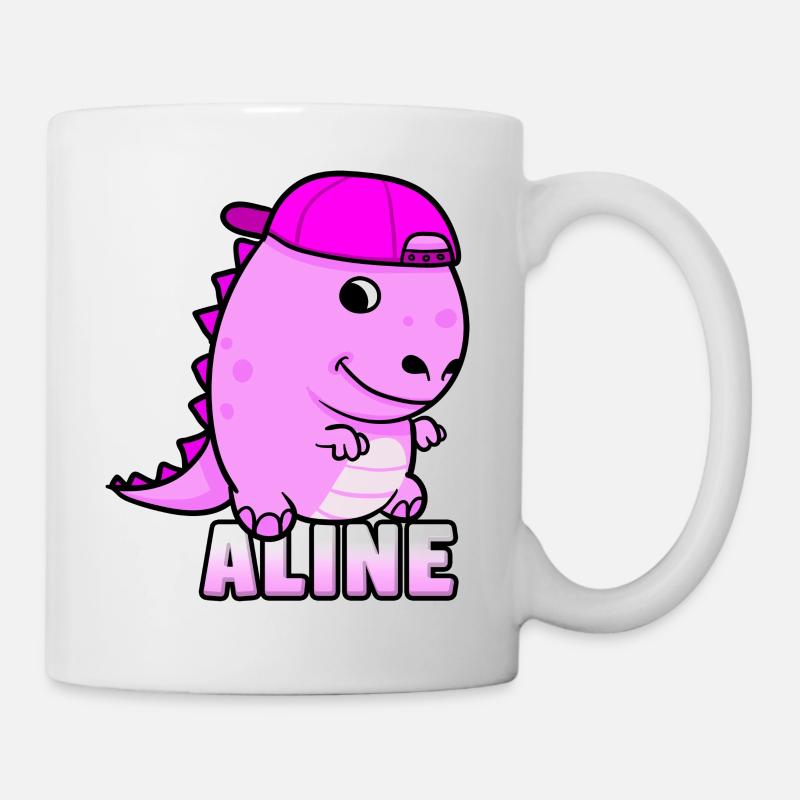 Aline cadeau d'anniversaire - Mug blanc - blanc