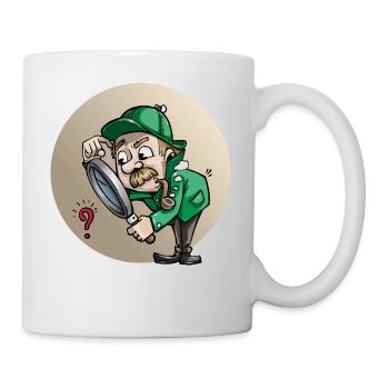 Detectiv - Tasse - Weiß - Rechts