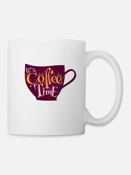 Kaffeezeit - Tasse - Weiß