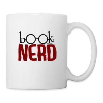 Bücherwurm - Tasse - Weiß - Rechts