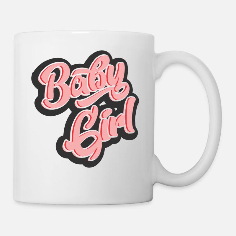 petite fille - Mug blanc - blanc
