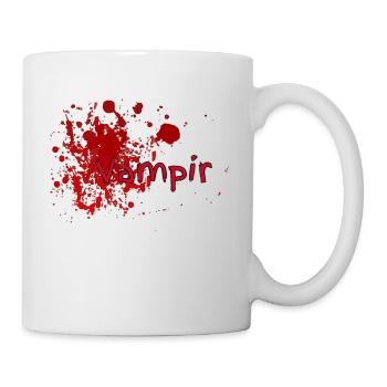 Vampir - Tasse - Weiß - Rechts
