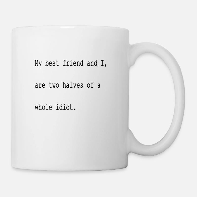 best friend - Mug - white