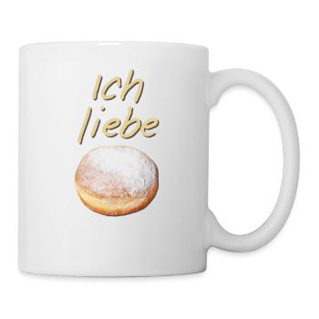 Ich liebe Berliner! - Tasse - Weiß - Rechts