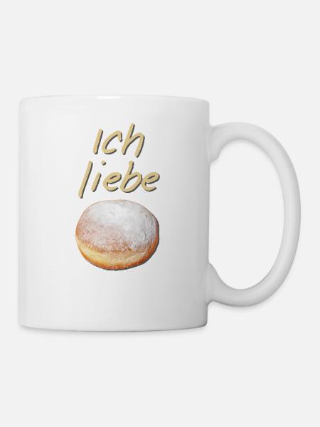 Ich liebe Berliner! - Tasse - Weiß