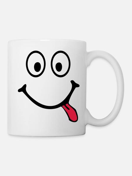 Smiley - Mug - white