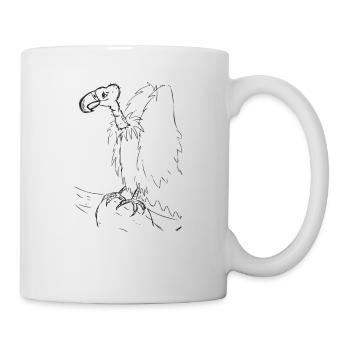 Vulture sketch - Mug - white - Right