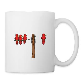 WIFI birds - Mug - white - Right