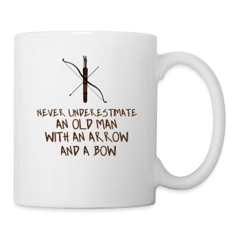Archery Archer Hobby Gift Arrow - Mug - white - Right