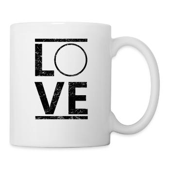 PERSONALISIERBAR liebe calling hobby king meister - Tasse - Weiß - Rechts