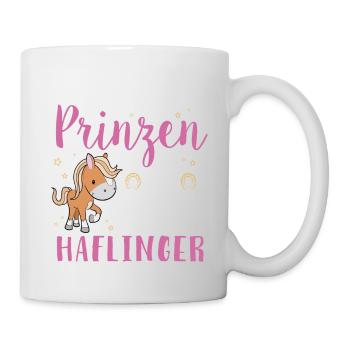 Scheiss auf den Prinzen Haflinger - Tasse - Weiß - Rechts
