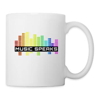 Music speaks - The music is in charge - Mug - white - Right