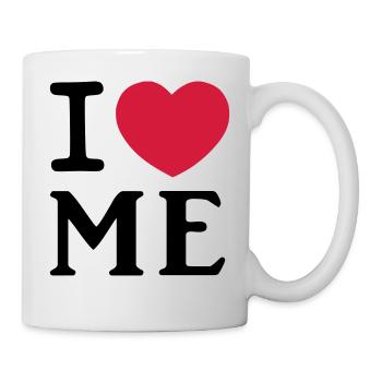 I Love Me Heart Logo - Mug - white - Right