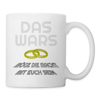 das wars - Tasse - Weiß - Rechts