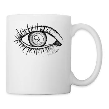 Feminist eye - Mug - white - Right