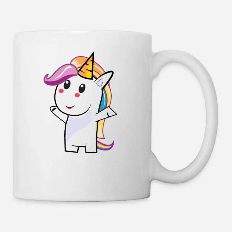 coupe Unicorn - Mug blanc - blanc