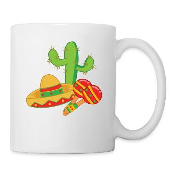 Mexiko - Design Shirt - Tasse - Weiß - Rechts